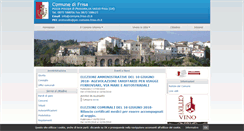 Desktop Screenshot of comune.frisa.ch.it